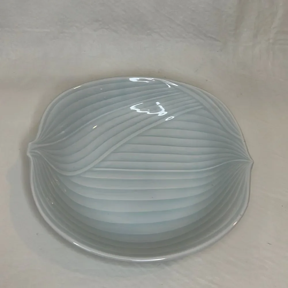 Porcelain China Plate Bowl Dish Texture Leaf Sea Stripe Chinese Japanese Caldron